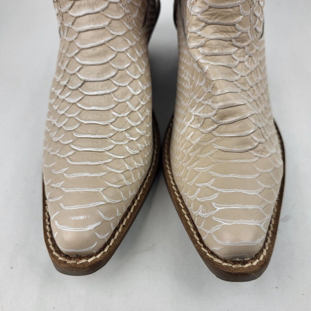 Dingo Sorta Sweet Snake Print Snip Toe Pull On Cowboy Boot 6 M - Picture 7 of 12